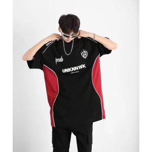 tシャツ Tシャツ メンズ サッカーユニフォーム風TEE/フットボールTシャツ/ブロークコア｜ZOZOTOWN Yahoo!店