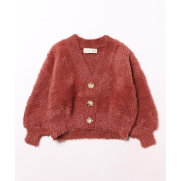 ベビー キッズ 「Rylee＋Cru」BOXY CROP CARDIGAN || RUBY