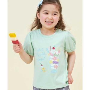 tシャツ Tシャツ キッズ 「TioTio抗ウイルス加工」 mimiちゃんパフェの半袖シャツ (100〜130cm)の商品画像