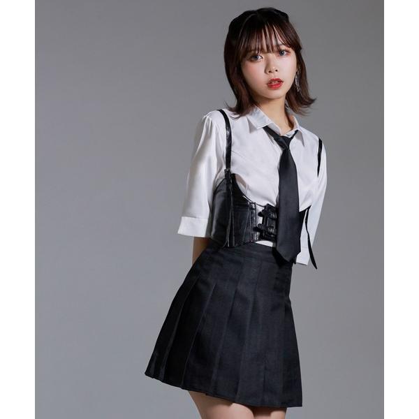 セットアップ ギャル制服風4点セット レディース