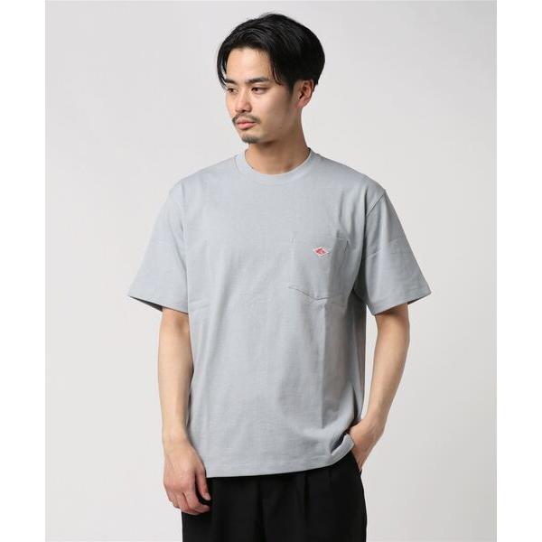 「DANTON」 半袖Tシャツ 40 ライトブルー メンズ