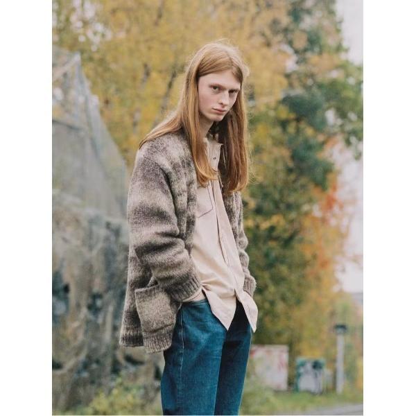 セーター ニット Kent Fuzzy Cardigan Multi アルパカ混 ニットカーディガン...