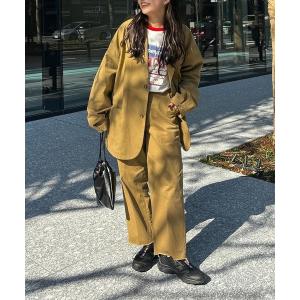 ジャケット テーラードジャケット 「PIPI’sセレクト」オーバーサイズチノテーラードJK レディース メンズ