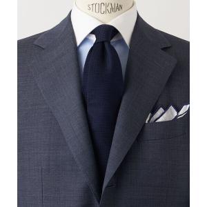 【極美品】ビームス　ネクタイ　レジメンタル ネイビー BEAMS+（ビームスプラス） ネクタイ BEAMS PLUS / シルク アイビー