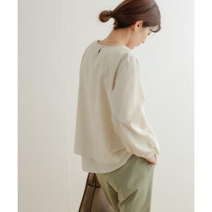 シャツ ブラウス 「UR TECH Smart Linen Touch」レイヤードブラウス レディース