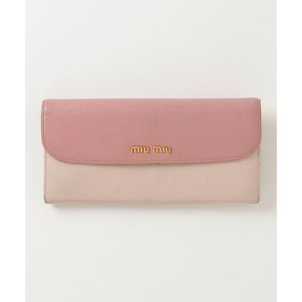 レディース 「miu miu」 財布 - ピンク