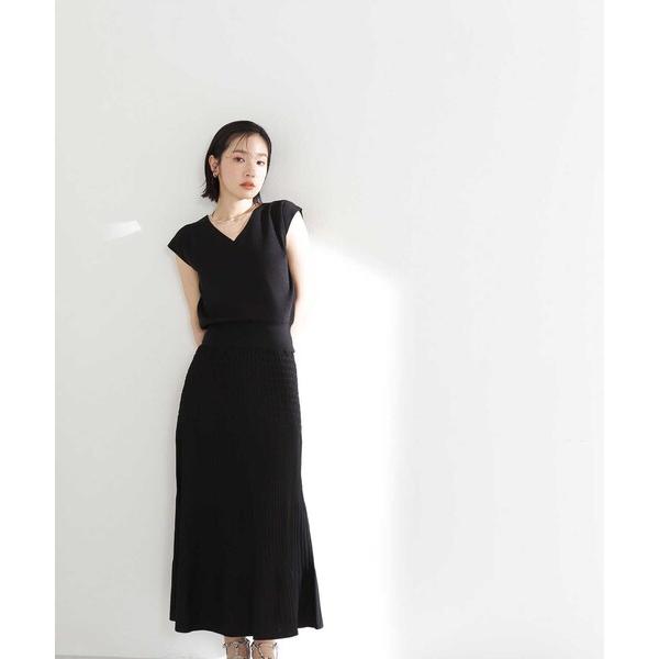 「NATURAL BEAUTY BASIC」 セットアップ MEDIUM ブラック レディース