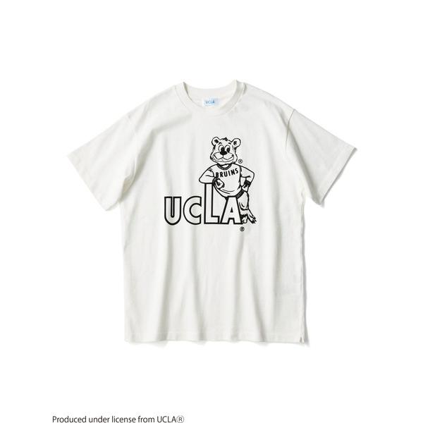 「UCLA」 半袖Tシャツ M オフホワイト メンズ