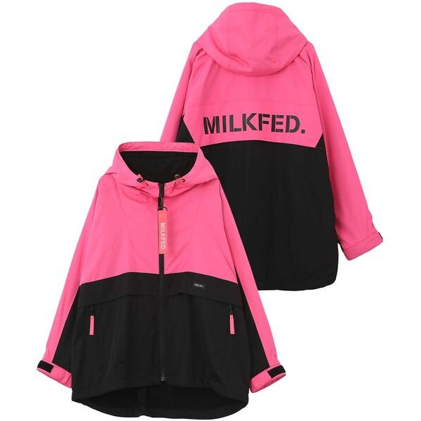 「MILKFED.」 ジップアップブルゾン SMALL ピンク レディース