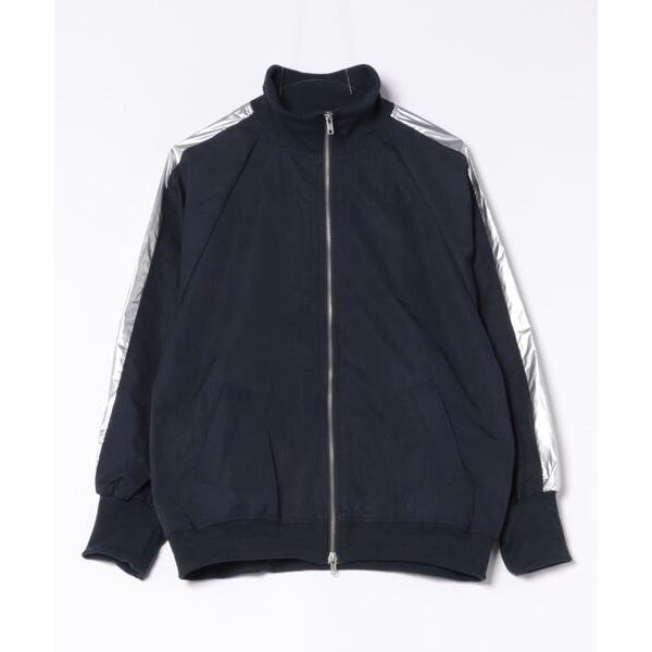 ジャージ TNタフタメタリックラインオーバーリブブルゾン レディース