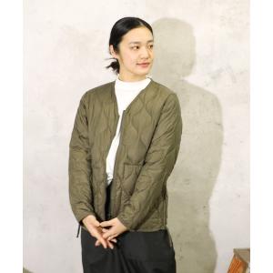 ダウンジャケット ダウン TAION / タイオン MILITARY V-NECK W-ZIP JACKET (TAION-101ALSZML-1)