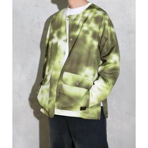 メンズ ジャケット ノーカラージャケット TAION/タイオン NON-DOWN MILITARY REVERSIBLE CARDIGAN ノンダウン｜zozo