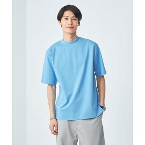 tシャツ Tシャツ メンズ オーガニック ポンチ モックネック Tシャツの商品画像