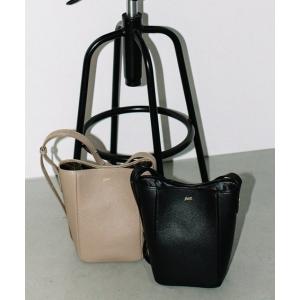 トートバッグ 「BEAURE/ビュレ」カウレザー バケツ型ワンショルダーバッグ レディース メンズ