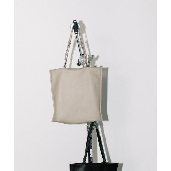 トートバッグ 「BEAURE/ビュレ」カウレザー デザイン 薄マチ A4 トートバッグ レディース ...