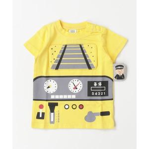 tシャツ Tシャツ キッズ CHEEK ROOM/チークルーム 電車なりきりTシャツ｜zozo