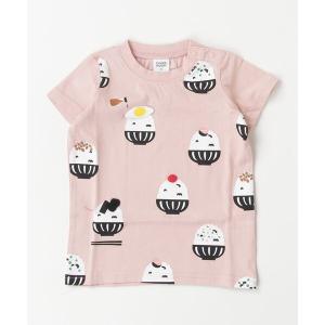 tシャツ Tシャツ キッズ CHEEK ROOM/チークルーム ご飯のおともTシャツ