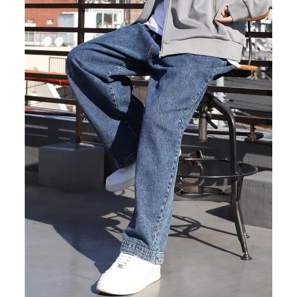 ジーンズ ワイドデニムパンツ メンズ レディース