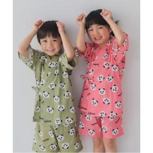 Combi mini 浴衣 オリジナル柄カンタン甚平（ペンギンくま） キッズ