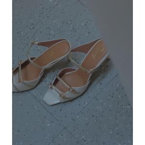 EIMY ISTOIRE（エイミーイストワール） サンダル ロゴモチーフポイント