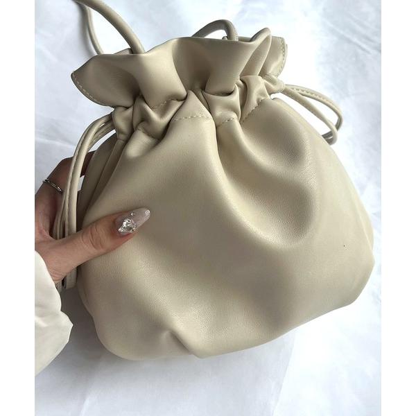 ショルダーバッグ バッグ 巾着ショルダーバッグ レディース