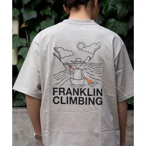 メンズ tシャツ Tシャツ 「限定展開」「Franklin Climbing/フランクリンクライミング」 バックプリント カヌーグラフィックTシャツ｜zozo
