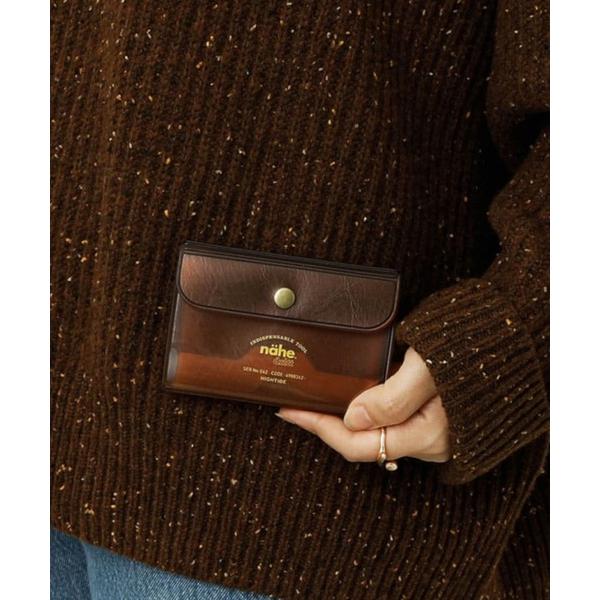 カードケース nahe ネーエ カードケース 定期 名刺入れ クリア 三つ折り