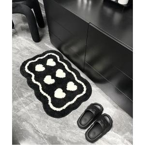 ラグ ラグマット BOTT / ボット：Script Logo Rug：BOTT-23AW-036「WAX 