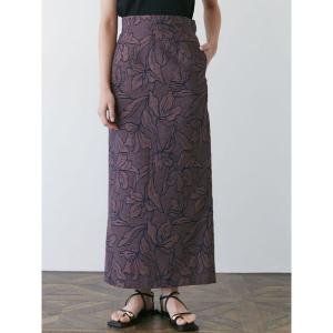 スカート レディース フラワージャガードナロースカート｜ZOZOTOWN Yahoo!店