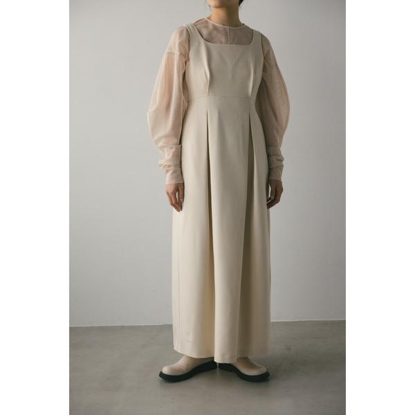 ワンピース スクエアネックコクーンワンピース