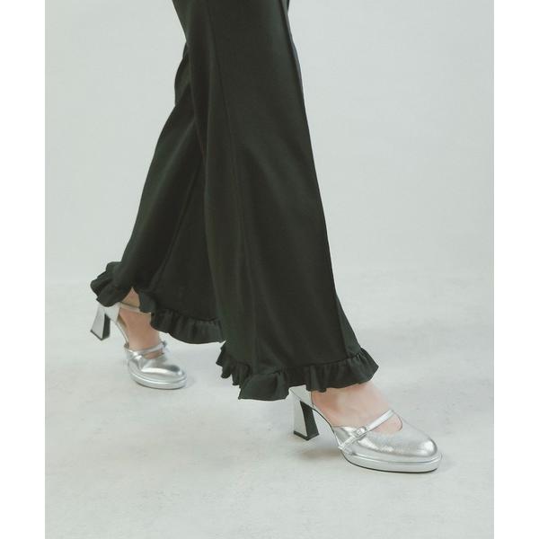 パンプス 卒業式 ダブルストラップストームパンプス