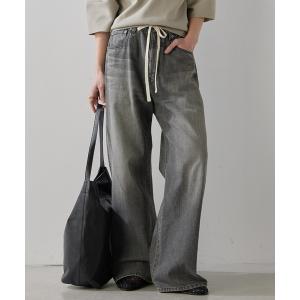 ジーンズ デニム デニムパンツ ドロストデニム レディース