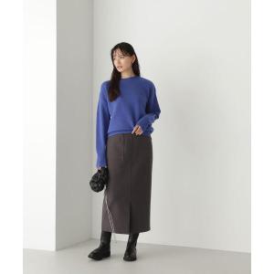 レディース 「NATURAL BEAUTY BASIC」 ロングスカート MEDIUM チャコールグレー｜zozo