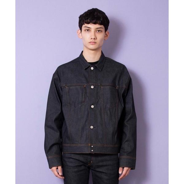 デニムジャケット gジャン 「FACTOTUM」リジットストレッチデニムワイドGジャン メンズ レデ...