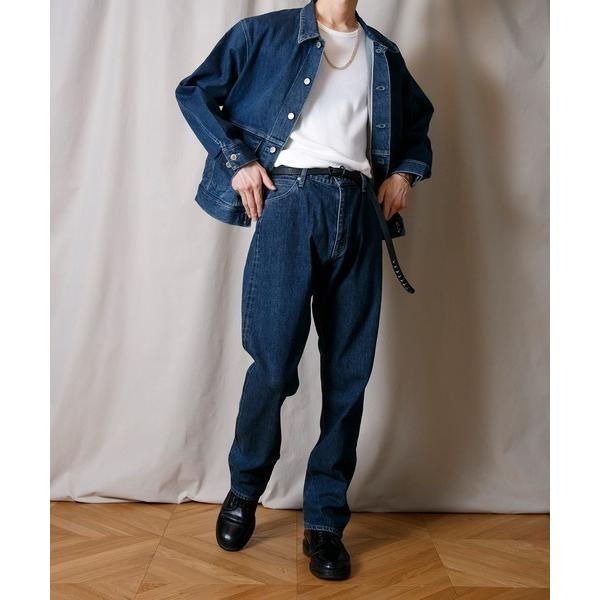 デニムジャケット gジャン 「FACTOTUM」オーガニックデニムウォッシュドワイドジャケット メン...