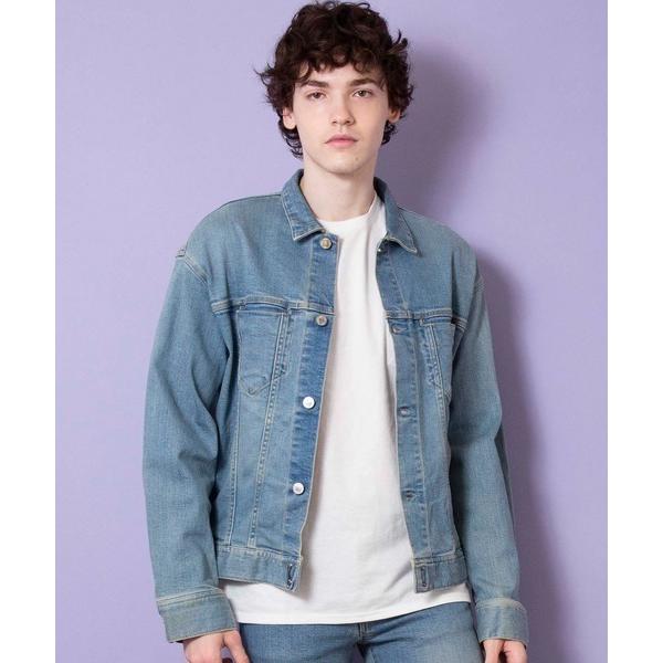 デニムジャケット gジャン 「FACTOTUM」EストレッチデニムワイドGジャン メンズ レディース