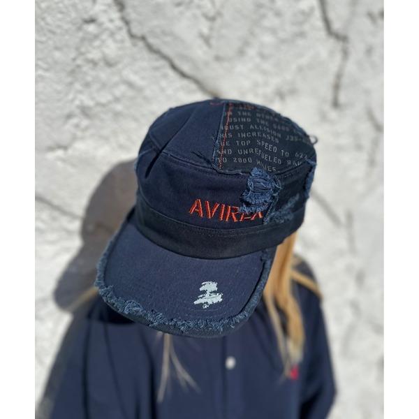 キャップ 帽子 AVIREX / AXダメージワークキャップ / 80315500 レディース メン...