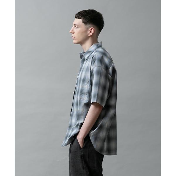 シャツ オンブレーチェックレギュラーシャツ メンズ レディース
