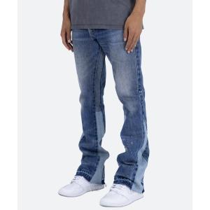 mnml（ミニマル） ストレートデニムパンツ 28-34インチ ブルー メンズ
