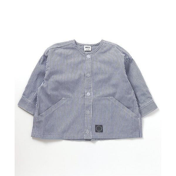 ノーカラージャケット アウター ノーカラーシャツジャケット キッズ 子供服 男の子 女の子