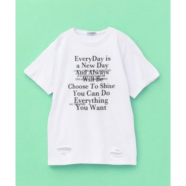 tシャツ 綿100% ダメージ加工プリントTシャツ キッズ 子供服 女の子