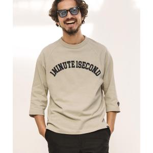 tシャツ Tシャツ メンズ mlt4644- loose fit college logo cut ＆ sewn カットソー