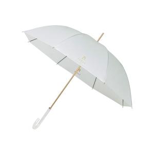 【未使用品】フルラ ロゴ 総柄 晴雨兼用 長傘 日傘 ネイビー×ホワイト FURLA（フルラ） 傘 晴雨兼用日傘 長傘 カラーブロックロゴ レディース