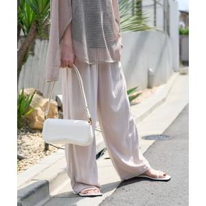 パンツ リネンレーヨン イージーパンツ/コットンイージーパンツ レディース