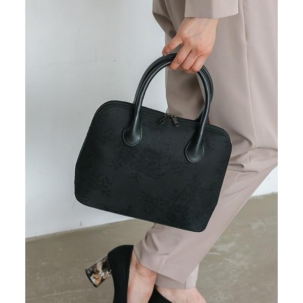 ハンドバッグ ラウンドファスナーフォーマルハンドバッグ