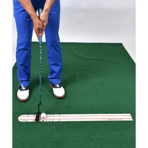 パッティングレール 専用ケース付き　90ｃｍ　パター練習　ショートパット パター 楽天市場】ゴルフ パターレール 練習器具 パター練習 ショートパット