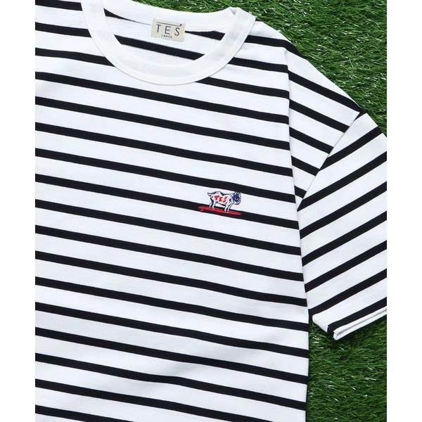tシャツ TES HUNTINGTON BORDER T-SHIRT / Ｔシャツ メンズ レディー...