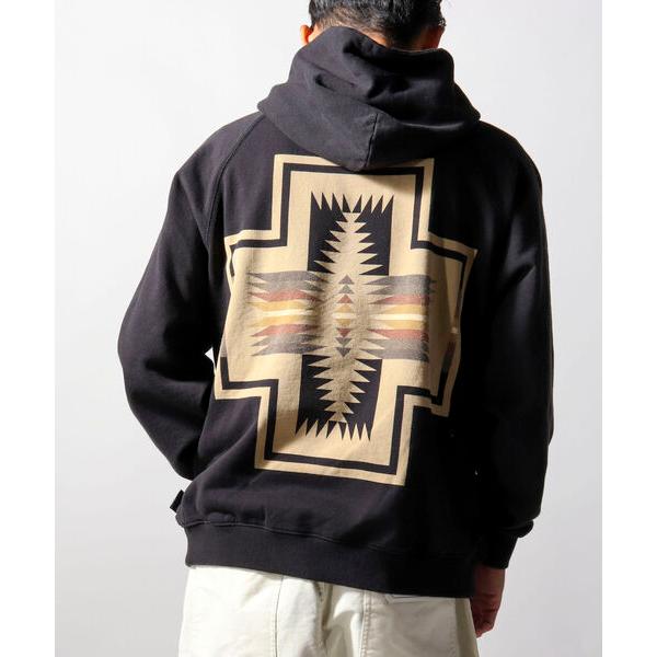 「PENDLETON」 プルオーバーパーカー L ブラック メンズ