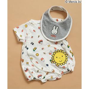 ベビー服 キッズ miffy　ロンパス　スタイセット｜zozo