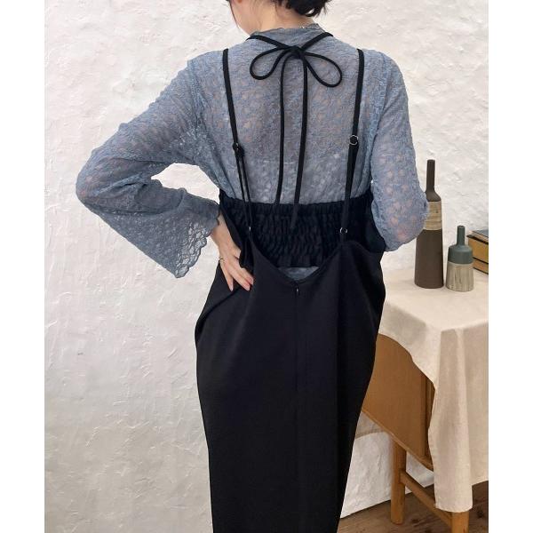 ワンピース ホルターネックキャミワンピース